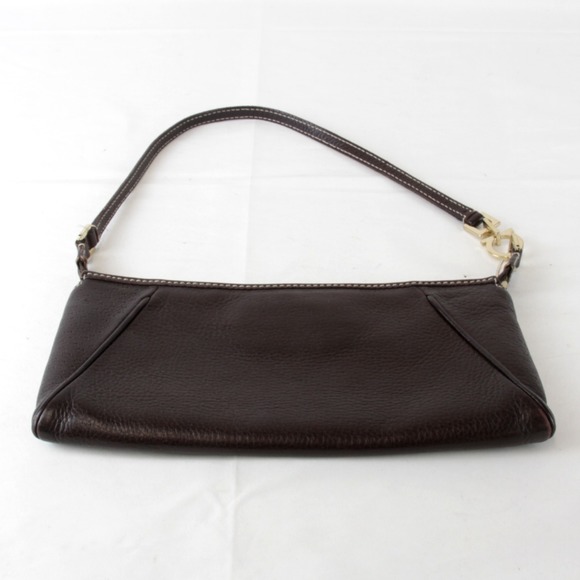 Salvatore Ferragamo Shoulder Bag Leather Brown Women's